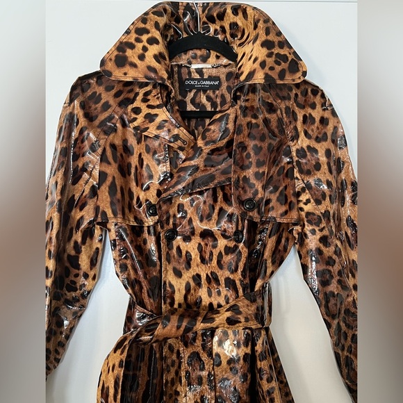 DOLCE & GABBANA Leopard Trench TRENCH COAT - Picture 3 of 12